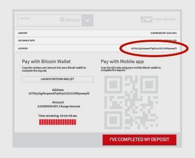 bovada already used bitcoin address.